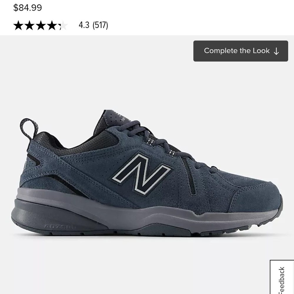 New Balance Men's Dark Blue Sneakers